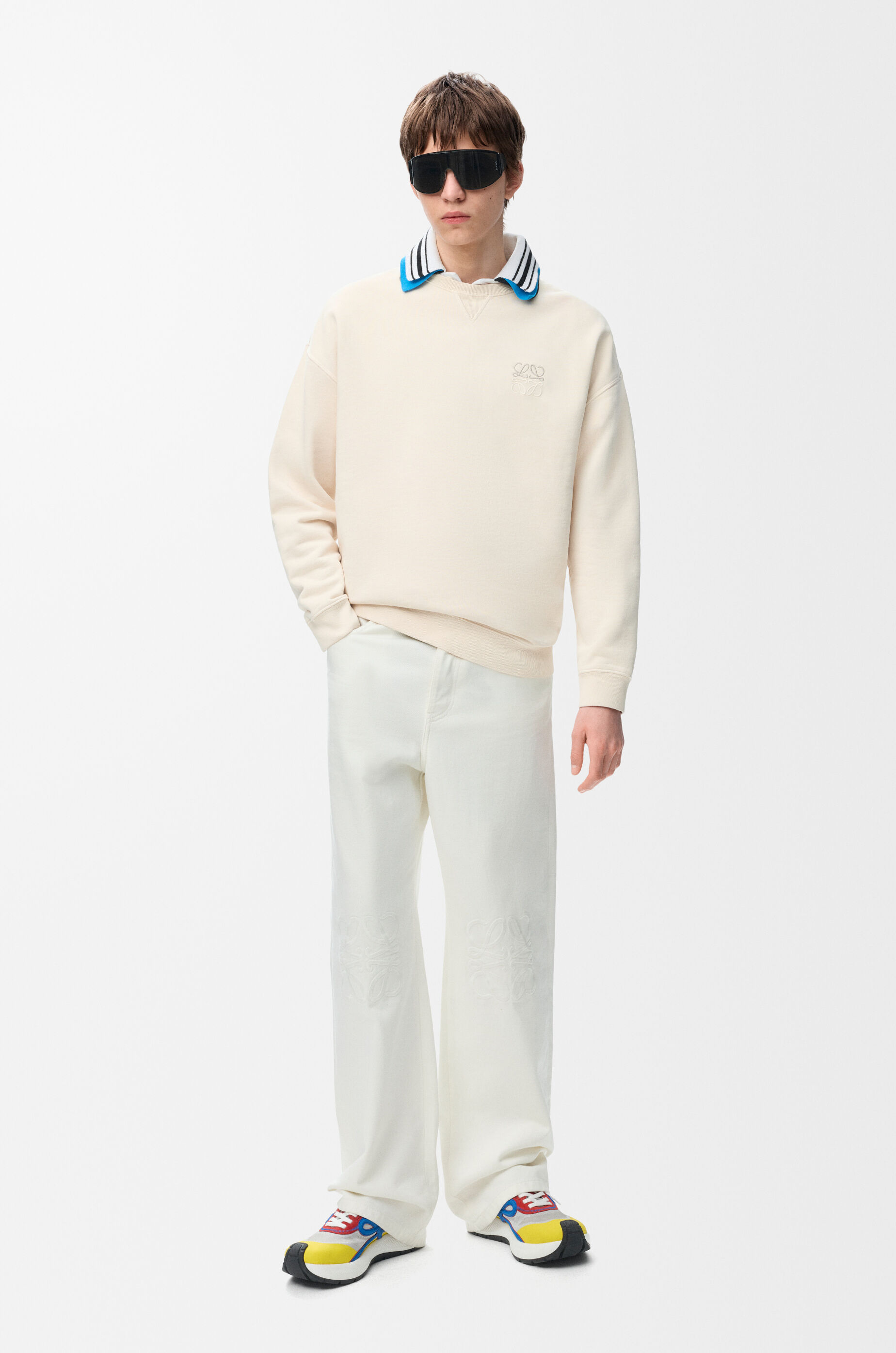 LOEWE Sweatshirt in cotton Beige