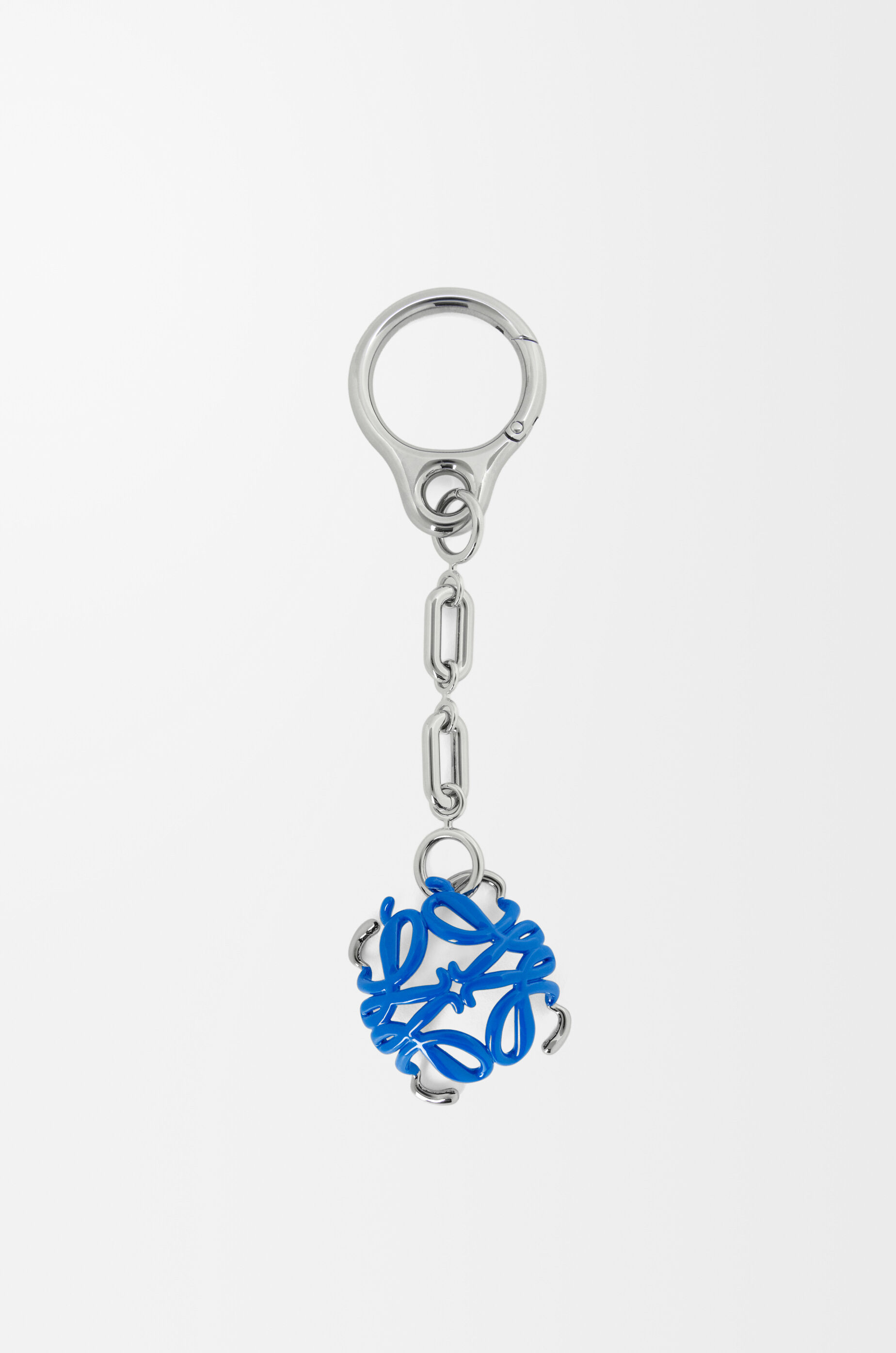 LOEWE Scarabeo Anagram charm Silver/Blue