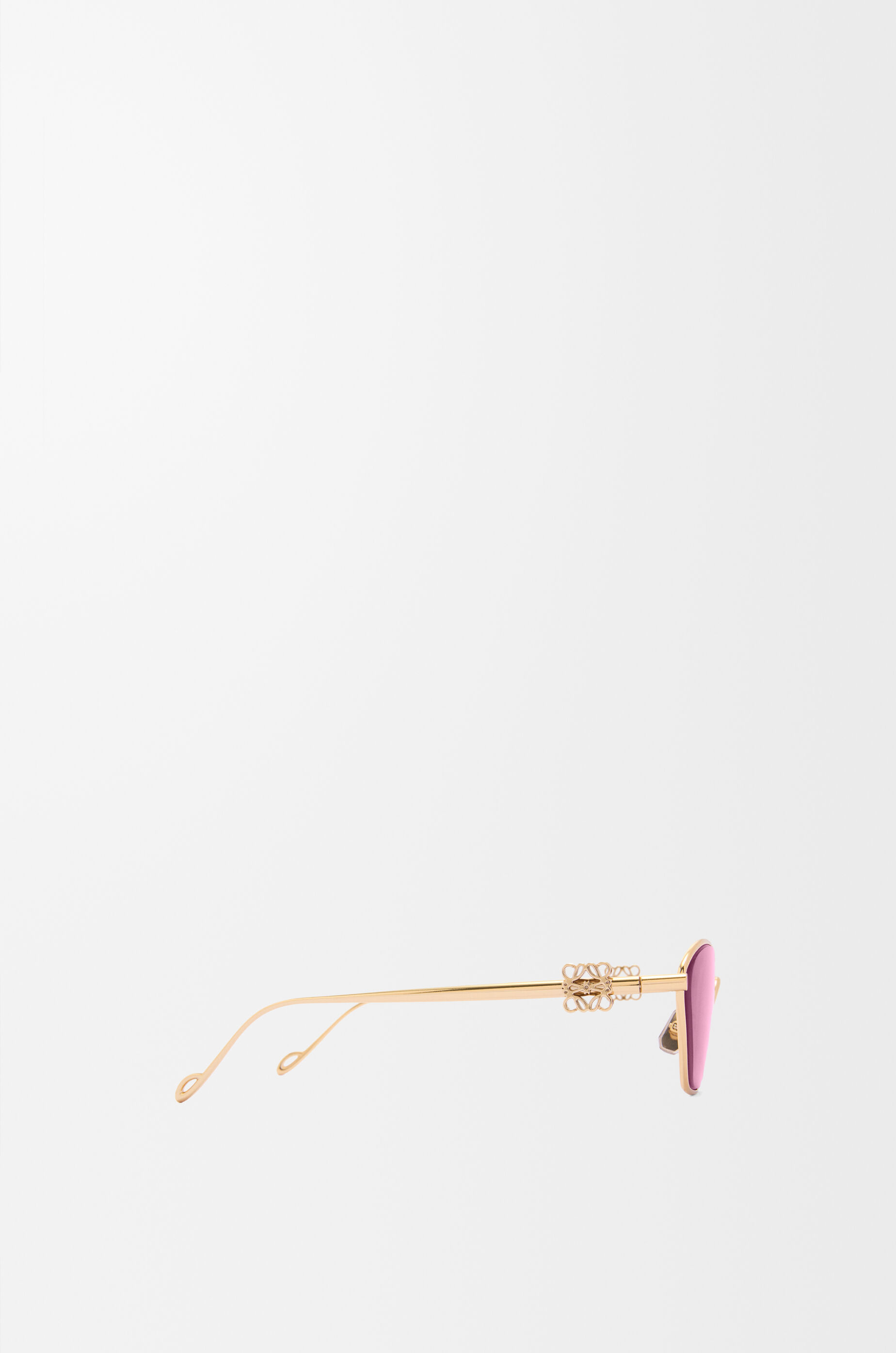 LOEWE Anagram hexagonal sunglasses Burgundy