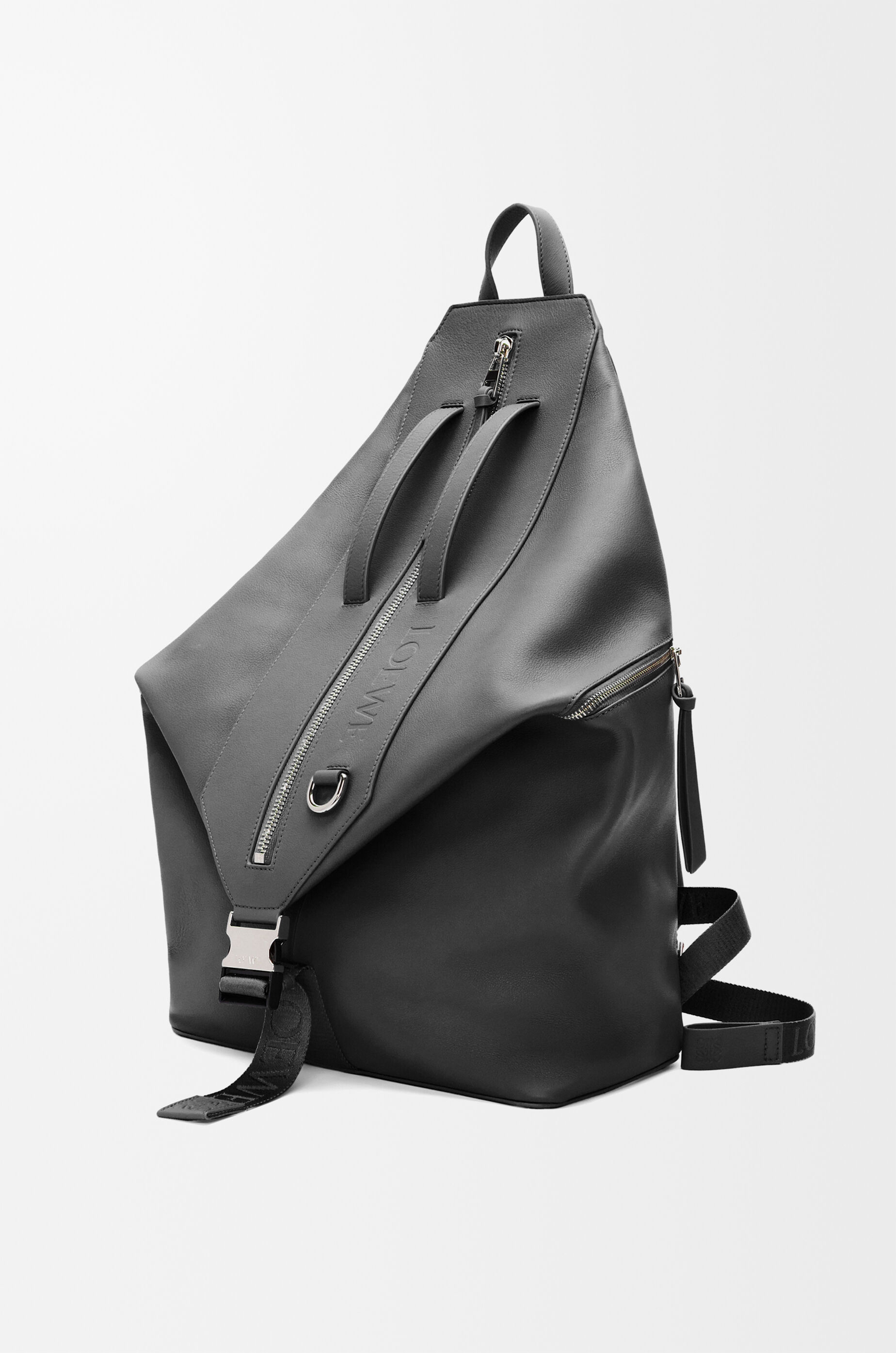 LOEWE Convertible backpack in classic calfskin Black