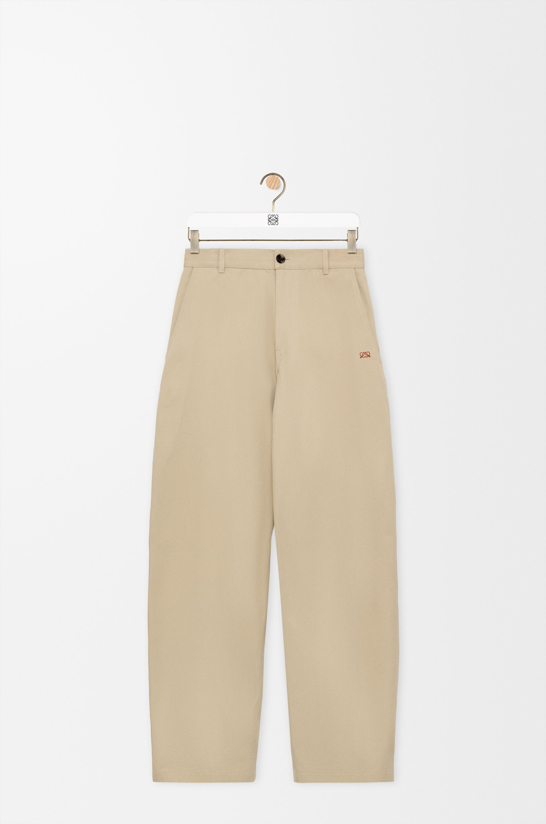 LOEWE Trousers in cotton Beige