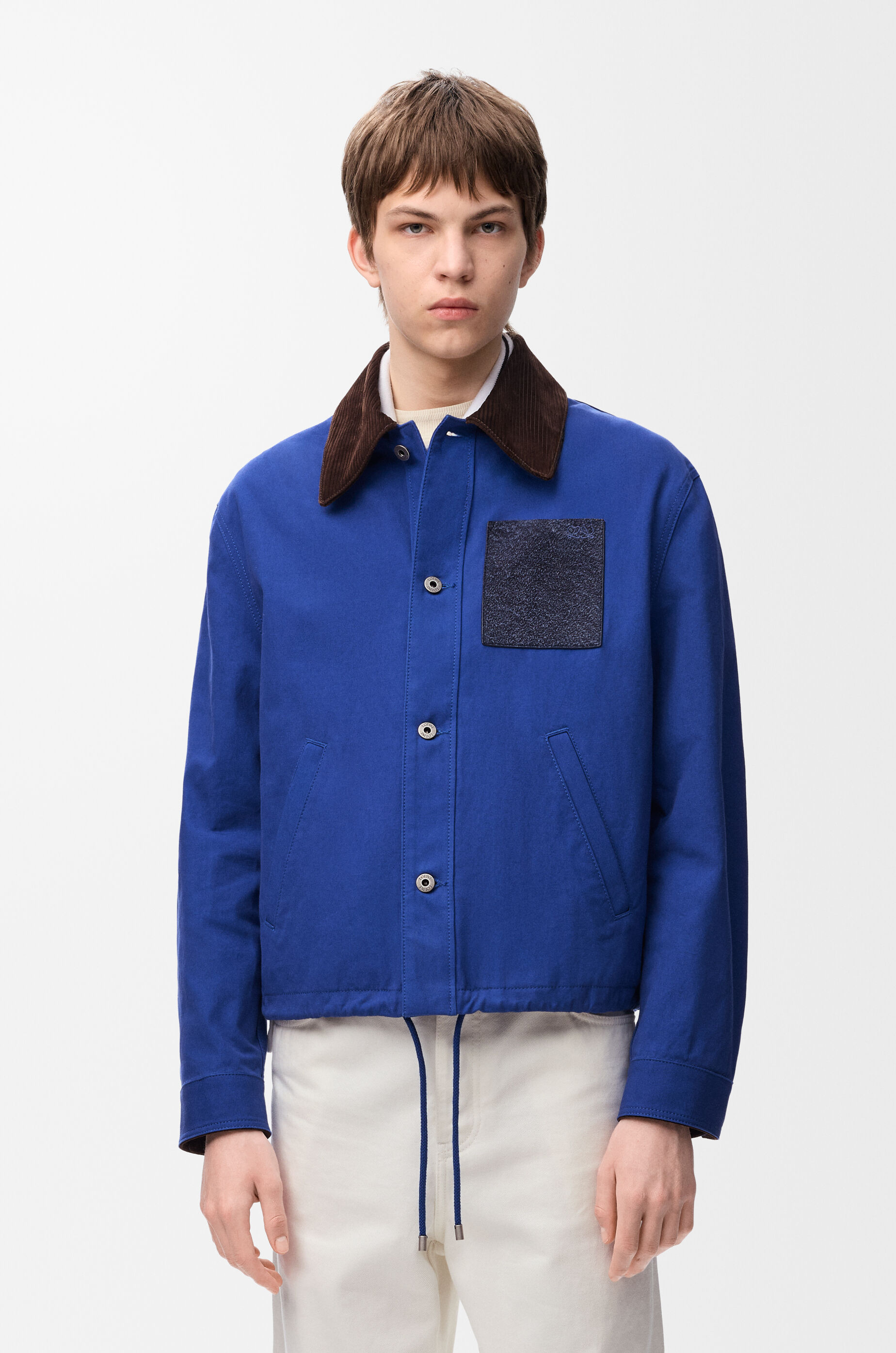 LOEWE Workwear jacket in cotton Blue
