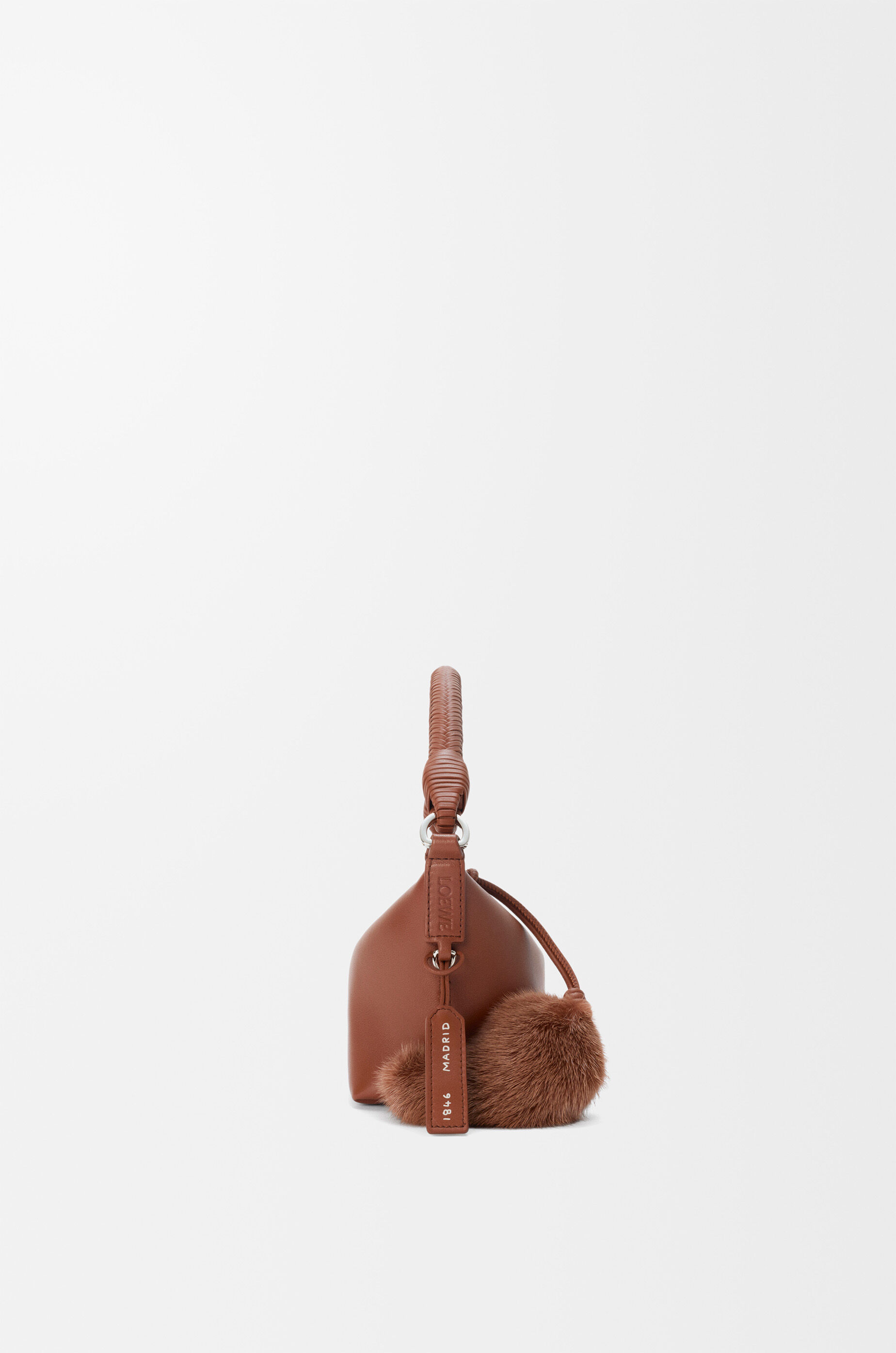LOEWE Cala mini bag in mellow nappa lambskin Pecan