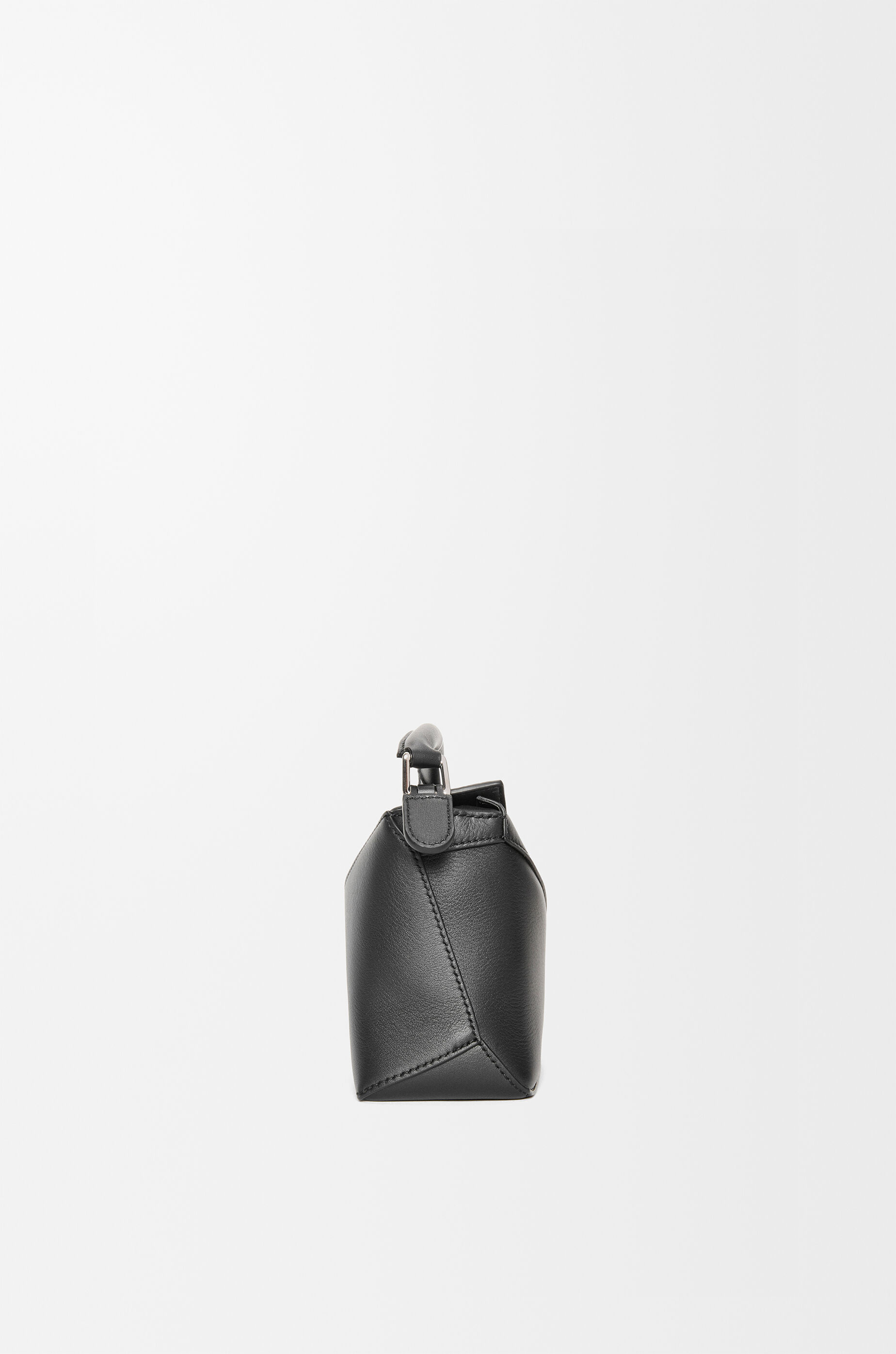 LOEWE Mini Puzzle Edge bag in classic calfskin Black