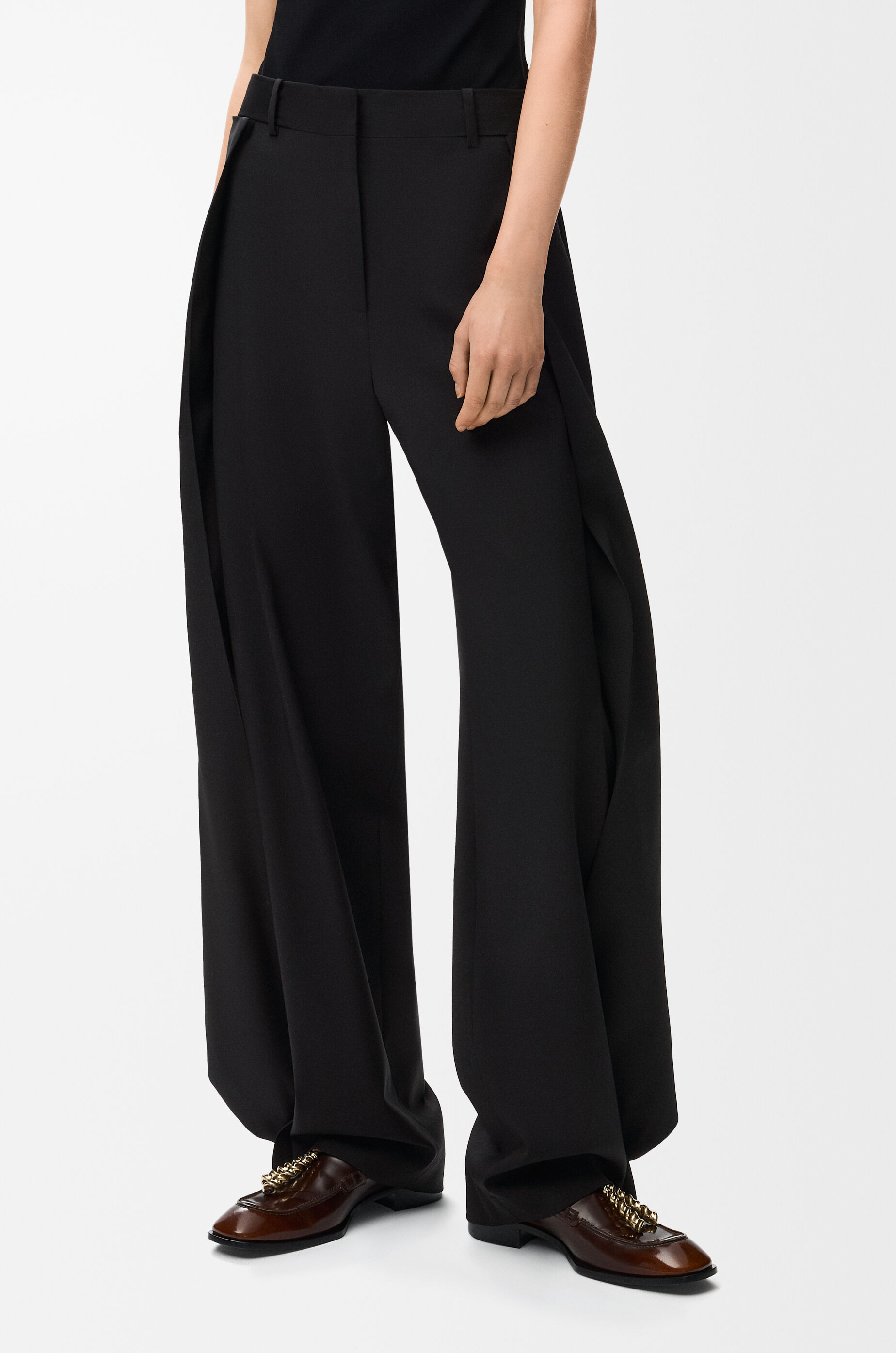 LOEWE Trousers in wool Black