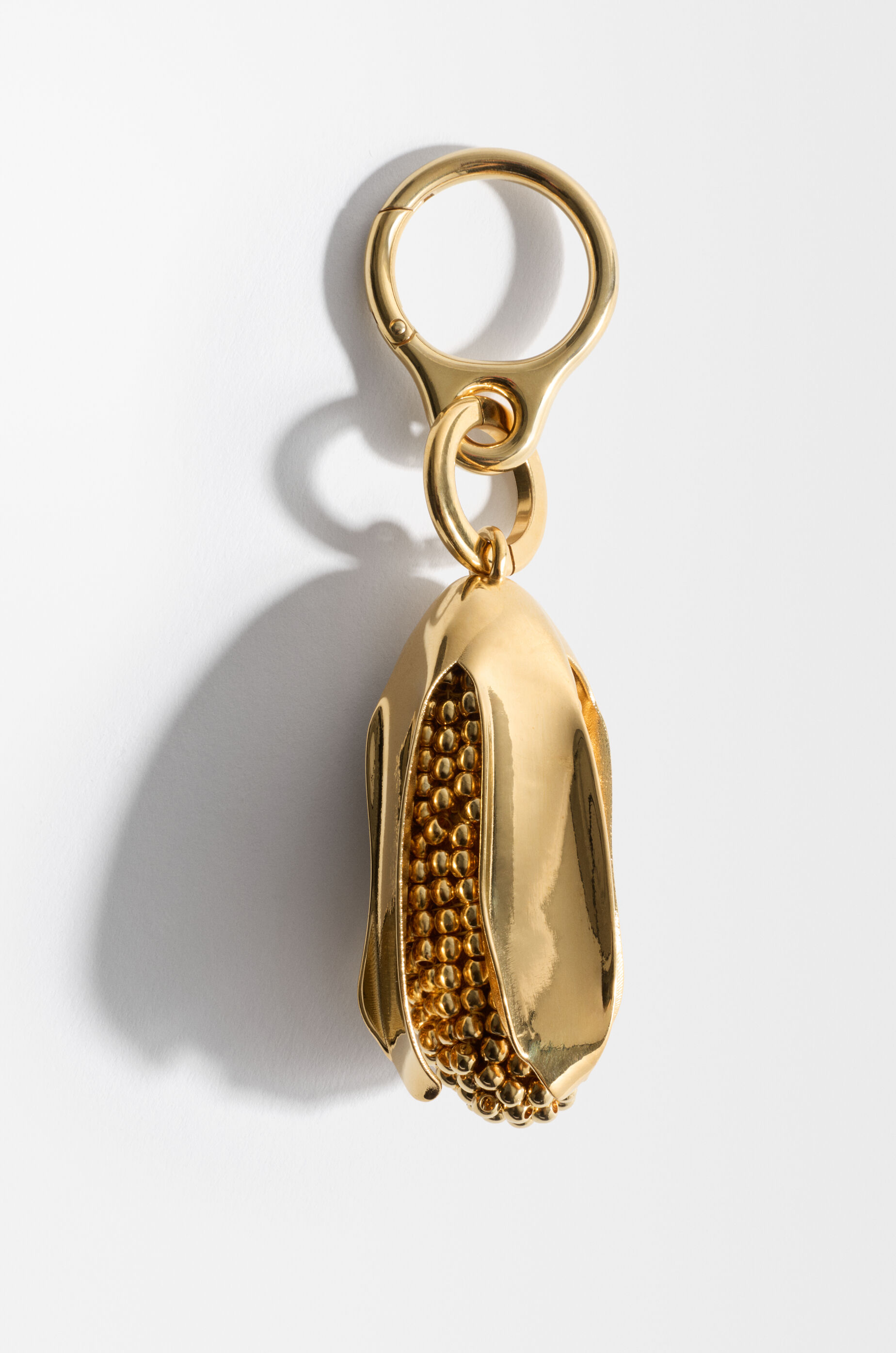 LOEWE Beaded corn charm Gold