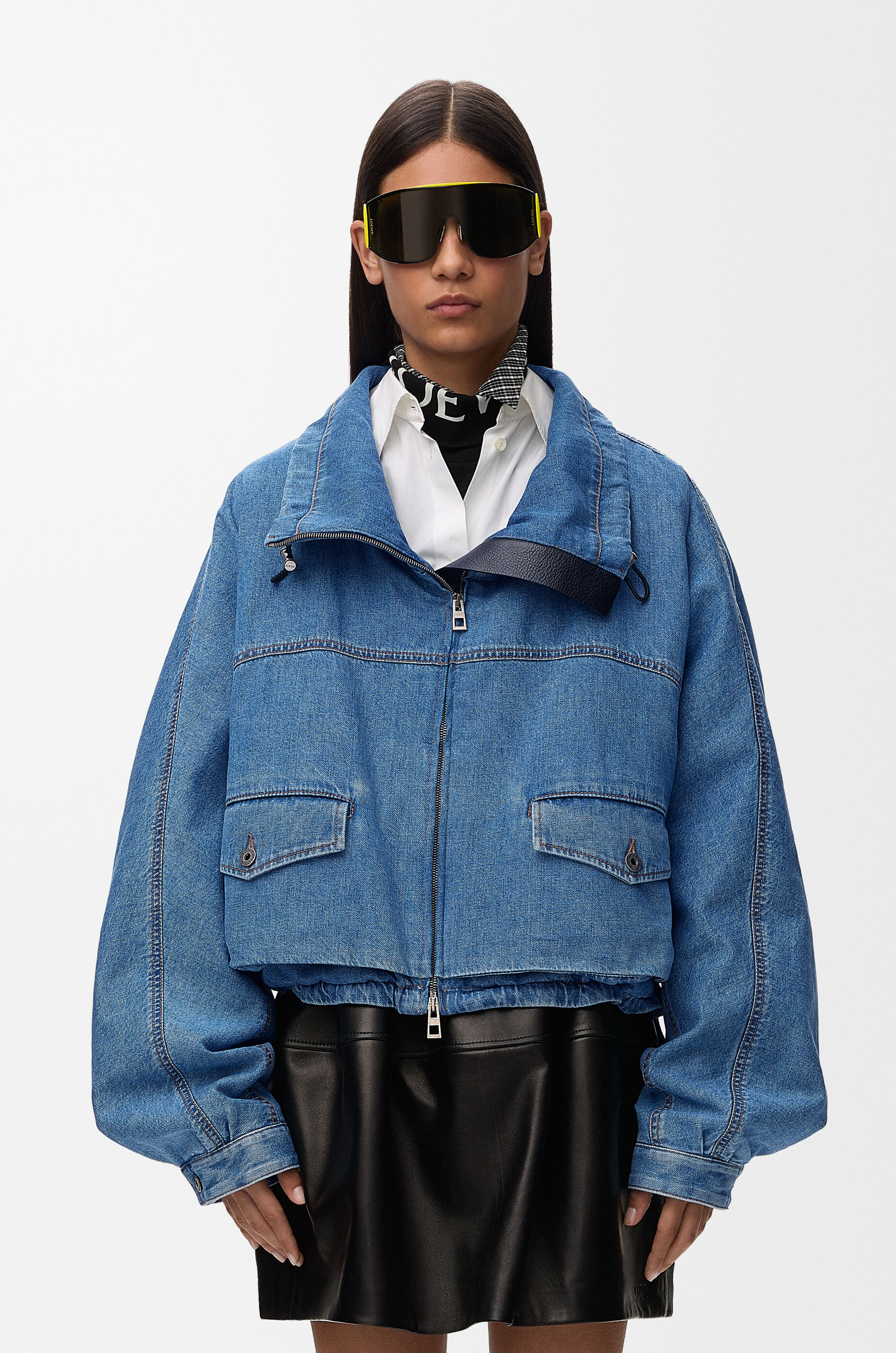 LOEWE Jacket in denim Light Blue