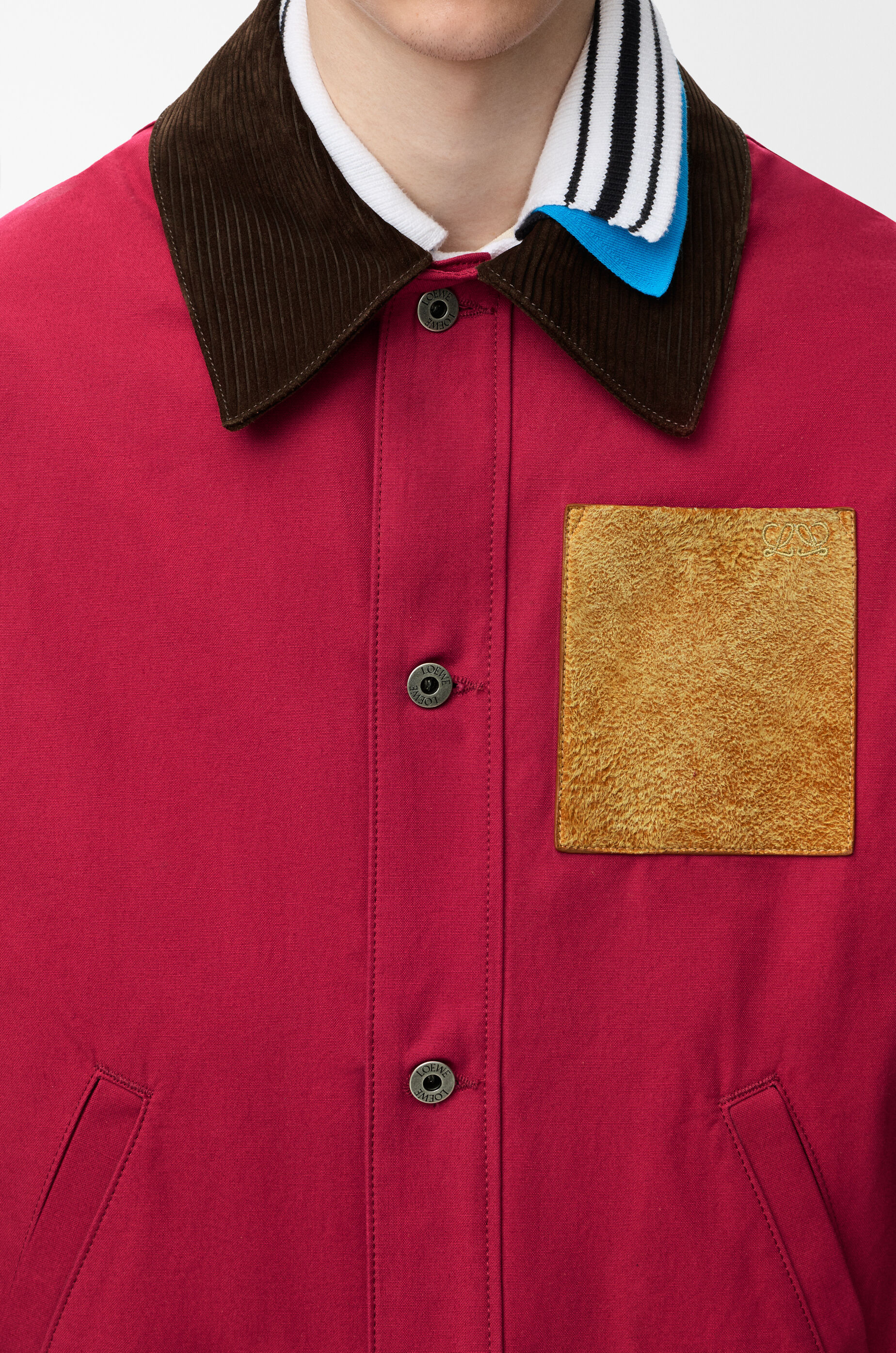 LOEWE Workwear jacket in cotton Red