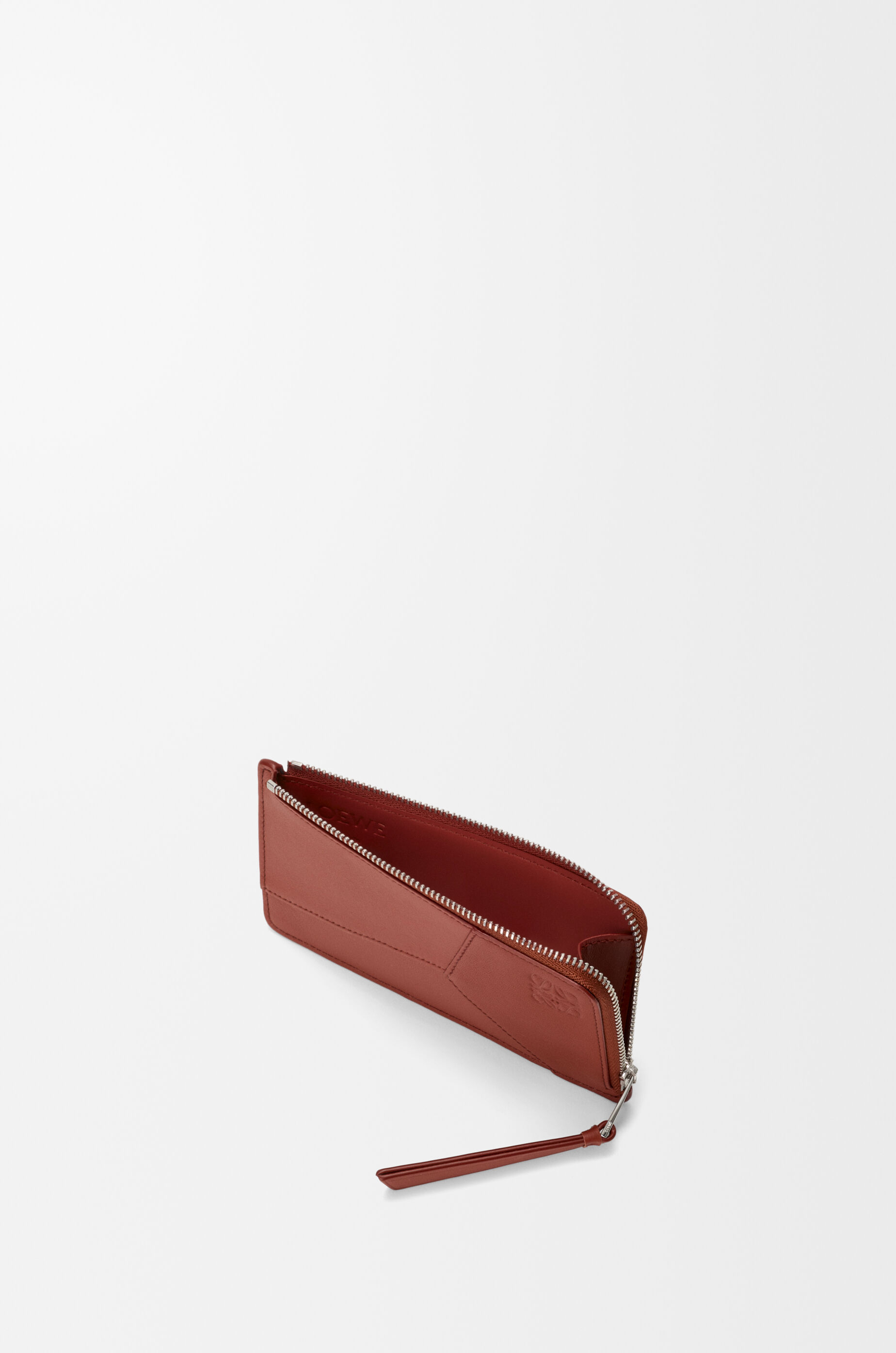 LOEWE Puzzle long coin cardholder in classic calfskin Tomette