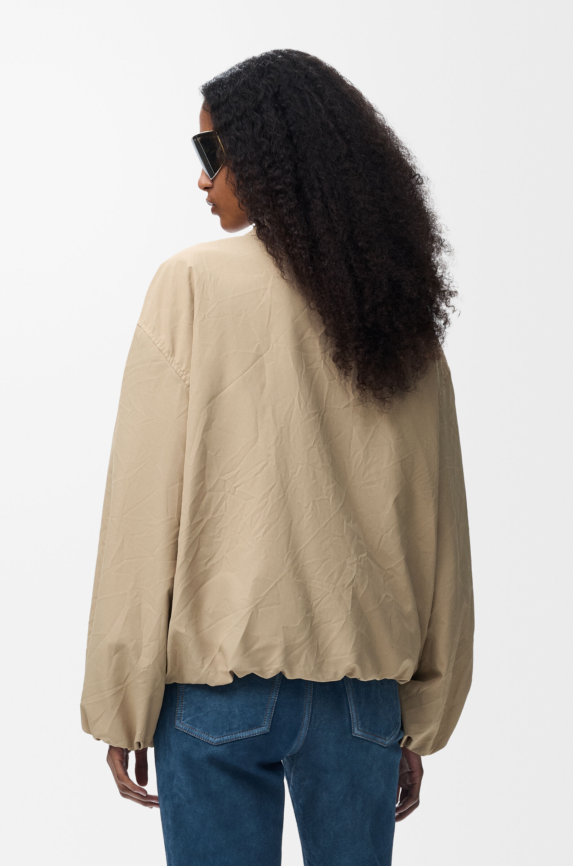 LOEWE Jacket in technical fabric Light Beige