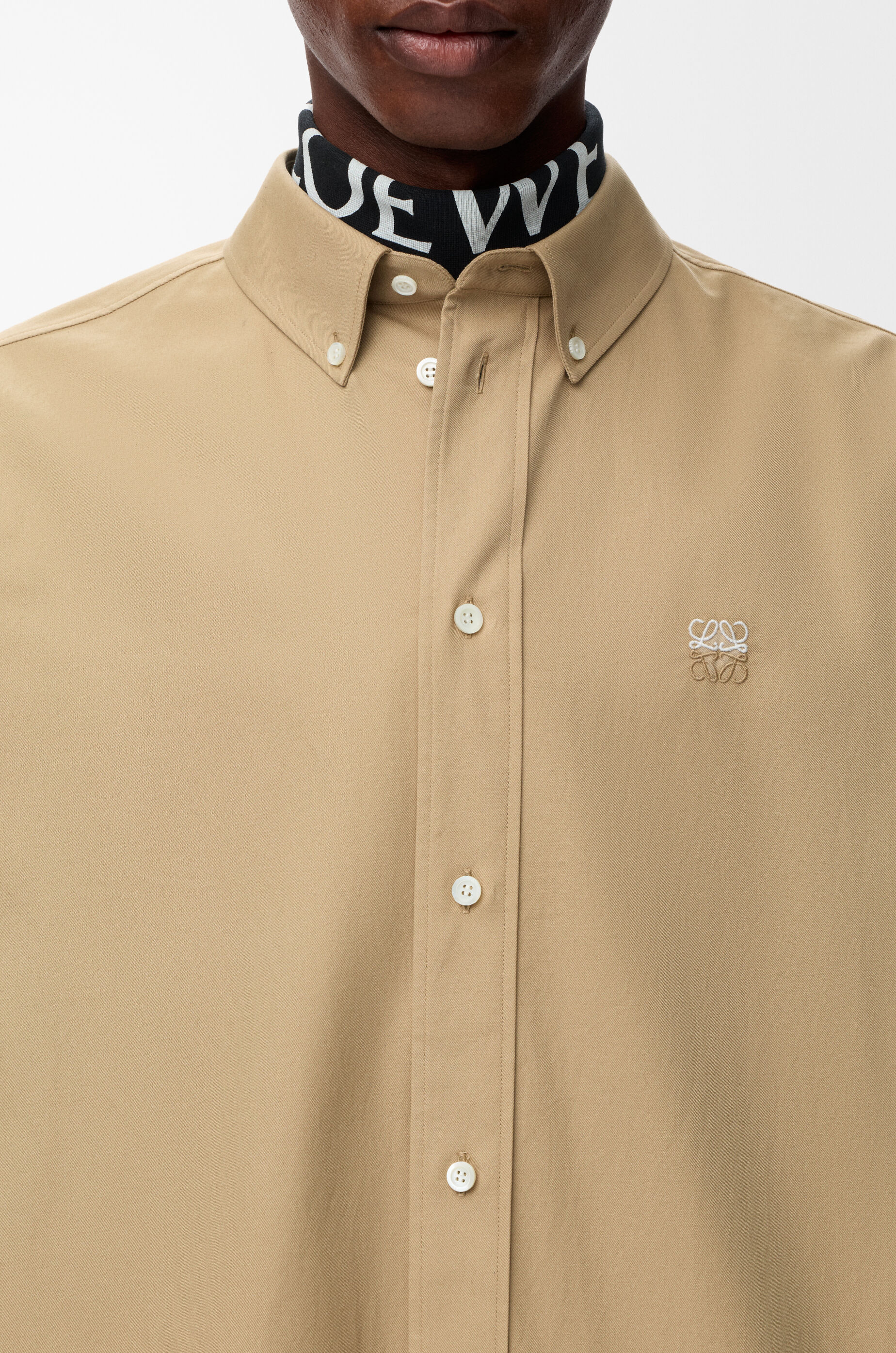 LOEWE Shirt in cotton Beige