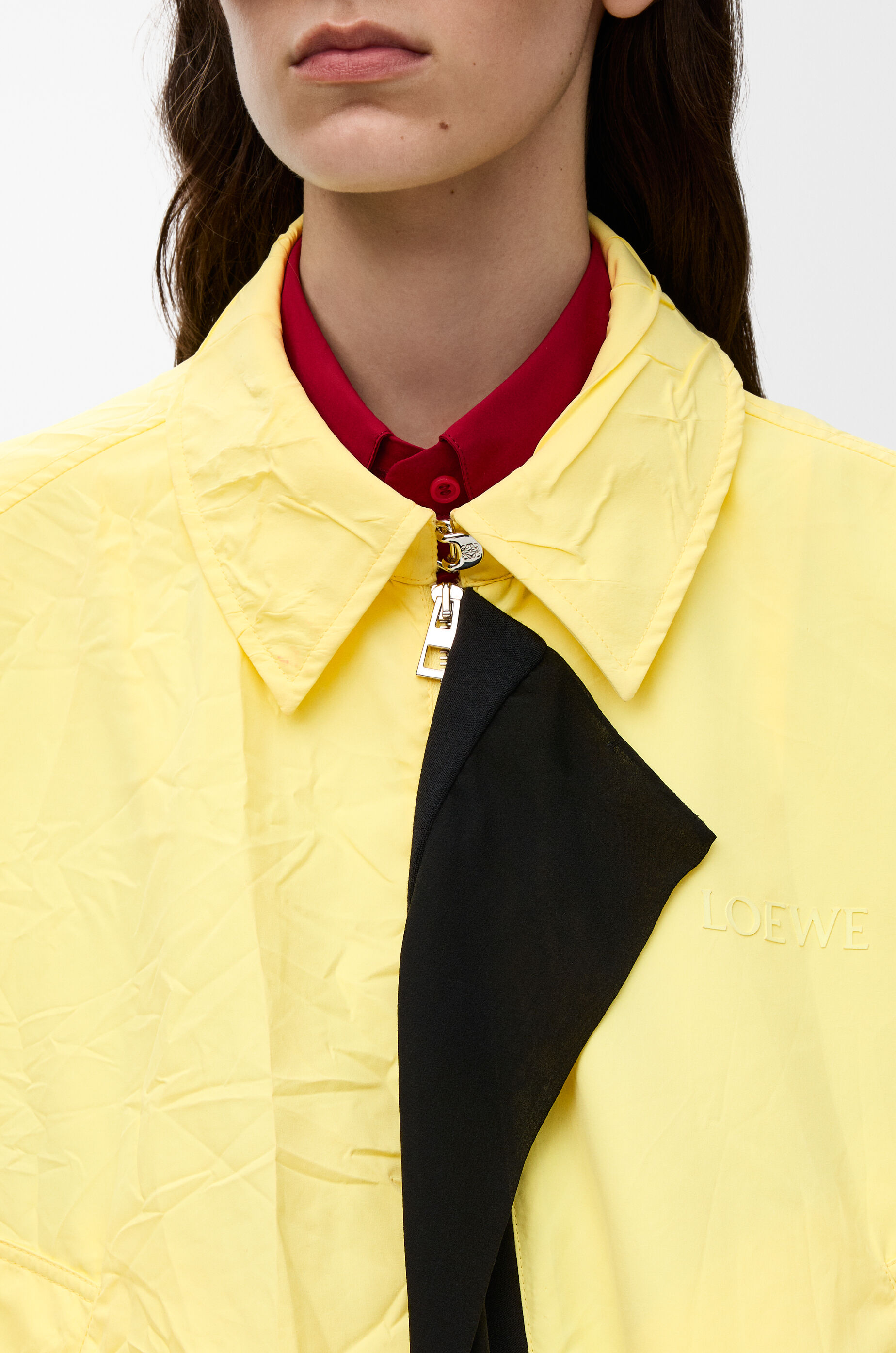 LOEWE Jacket in technical fabric Light Yellow