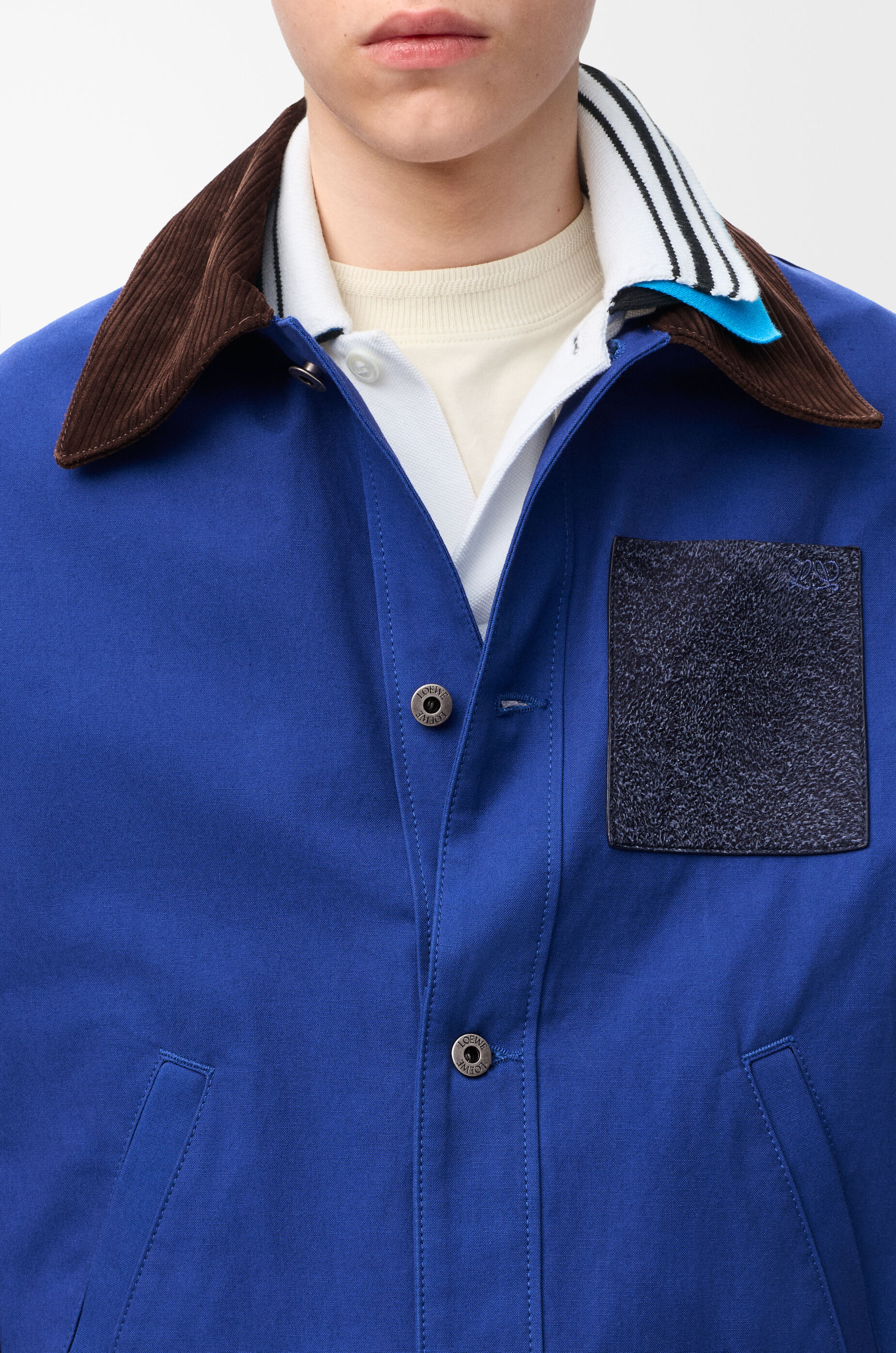 LOEWE Workwear jacket in cotton Blue