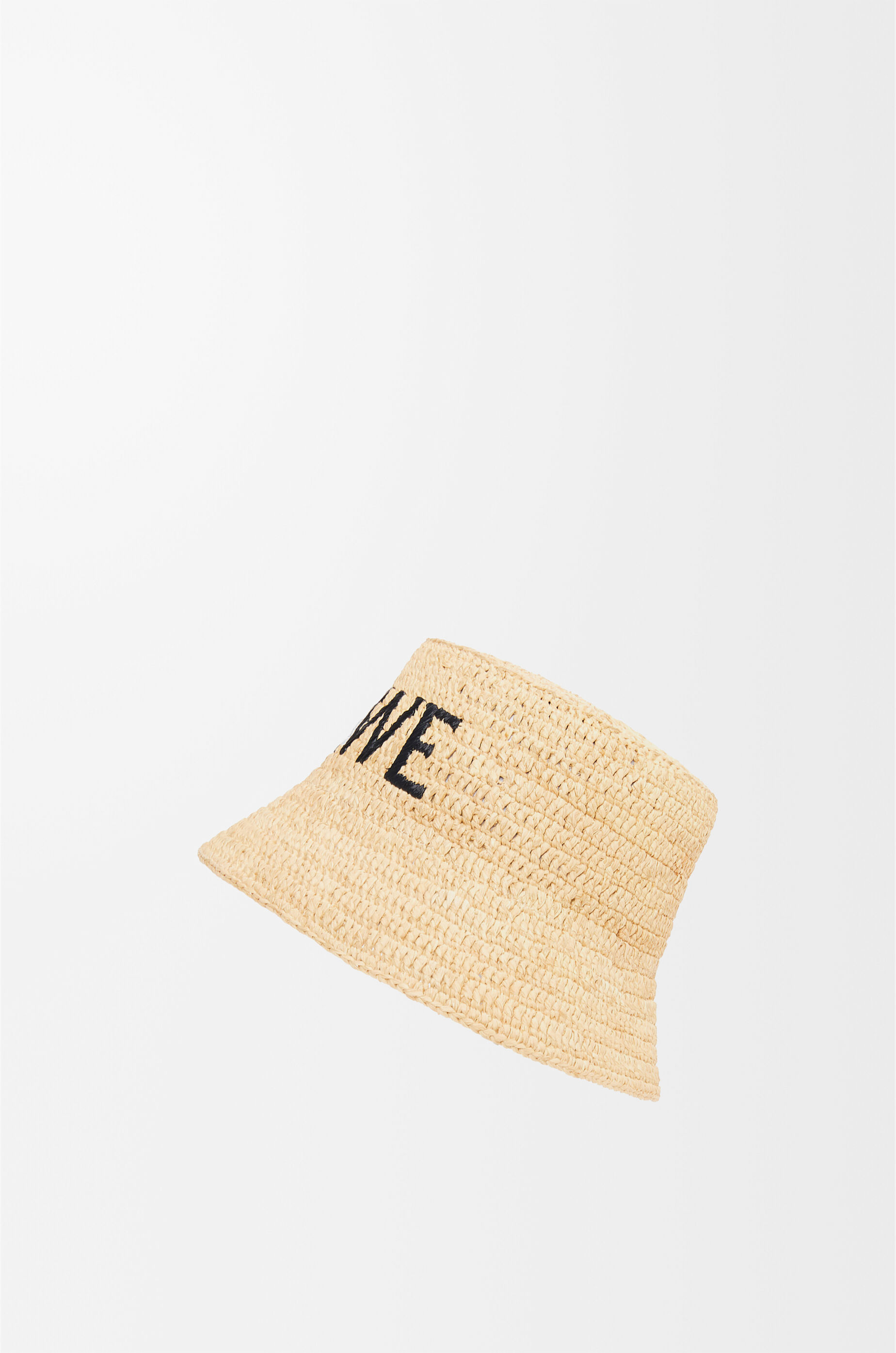 LOEWE Bucket hat in raffia Natural