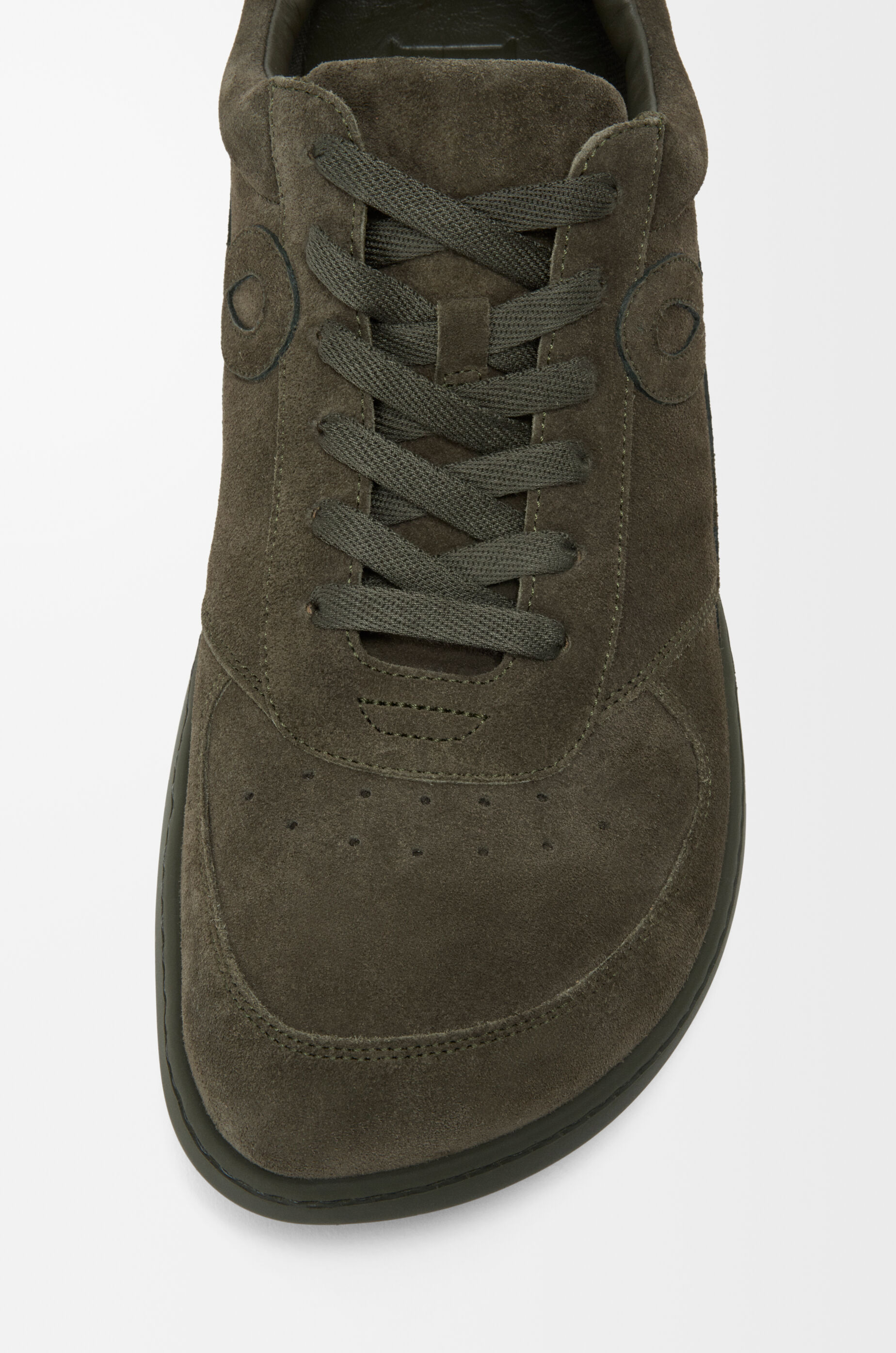LOEWE Jambo sneaker in suede calfskin  Olive Green