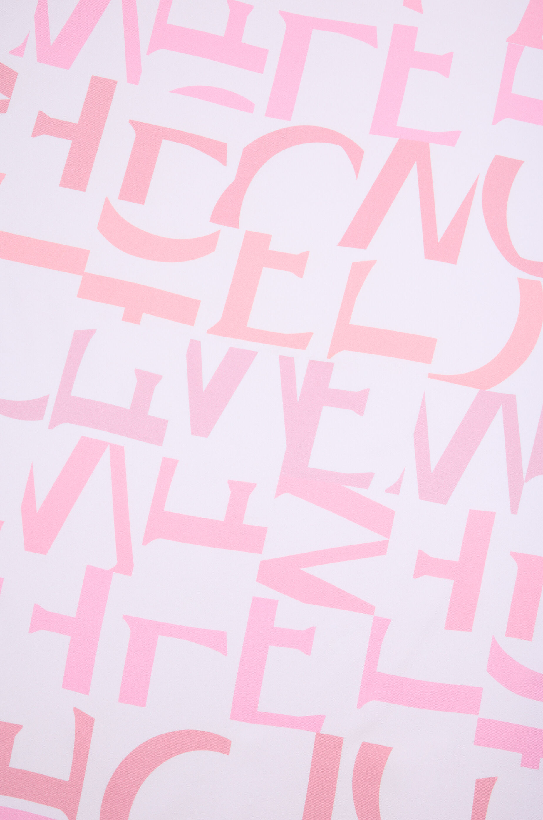 LOEWE Scarf in silk Pink/Yellow
