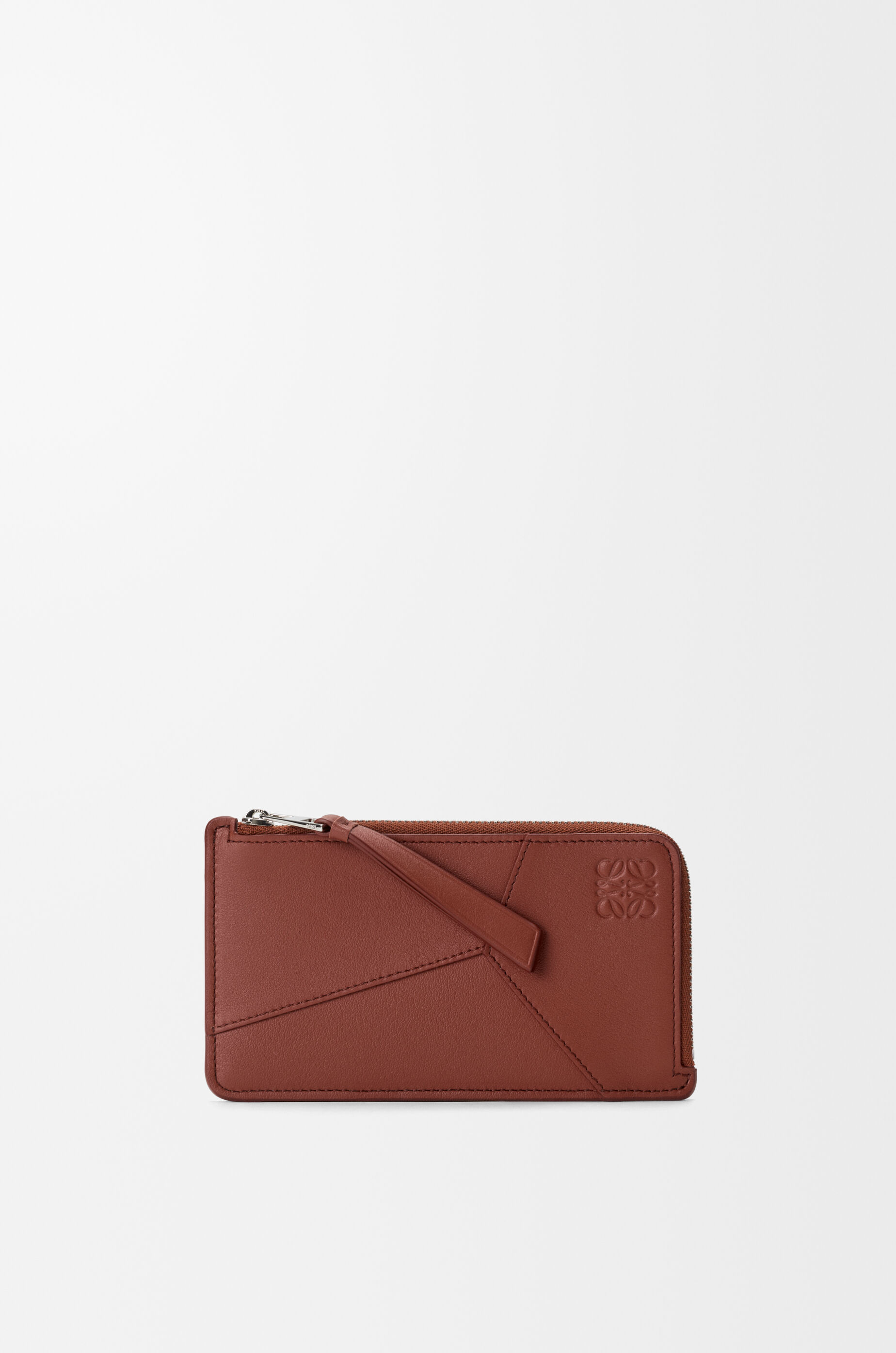 LOEWE Puzzle long coin cardholder in classic calfskin Tomette